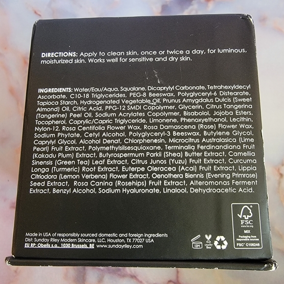 Sunday Riley C.E.O. Vitamin C Rich Hydration Cream 1.7oz in Box - Picture 9 of 9